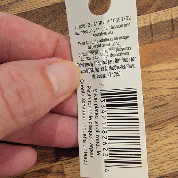 7Inch/18CM Silver Plated Small Rondelle Beads Halcraft Bead Gallery #82622 - Picture 8 of 8